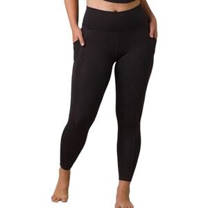 PRANA‎ Women's Becksa 7/8 Active Yoga Leggings Black Heathered Plus Size 3X New